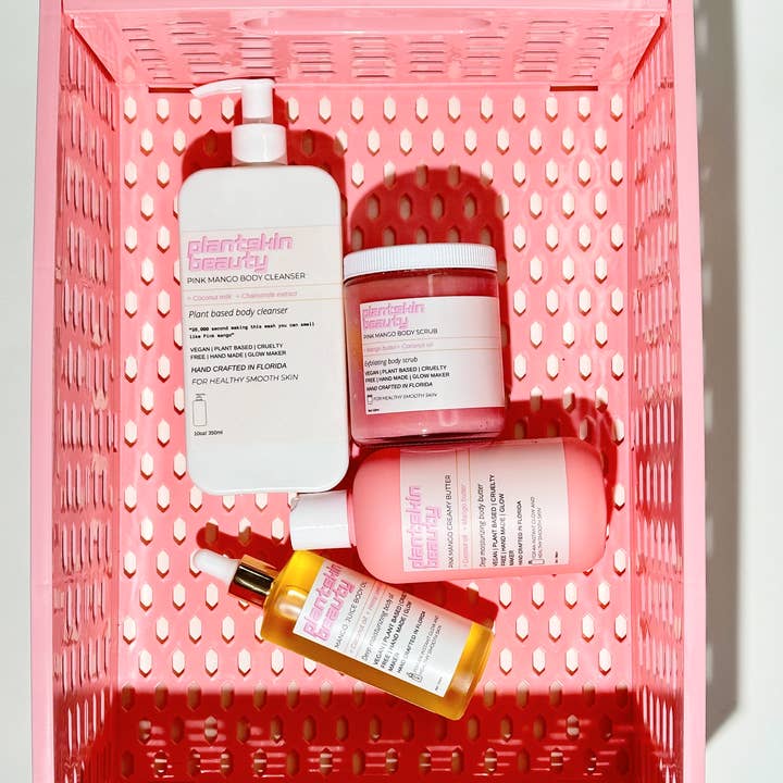 plantskinbeauty - Wholesale Bath & Body Set - PINK MANGO COMPLETE GLOW0