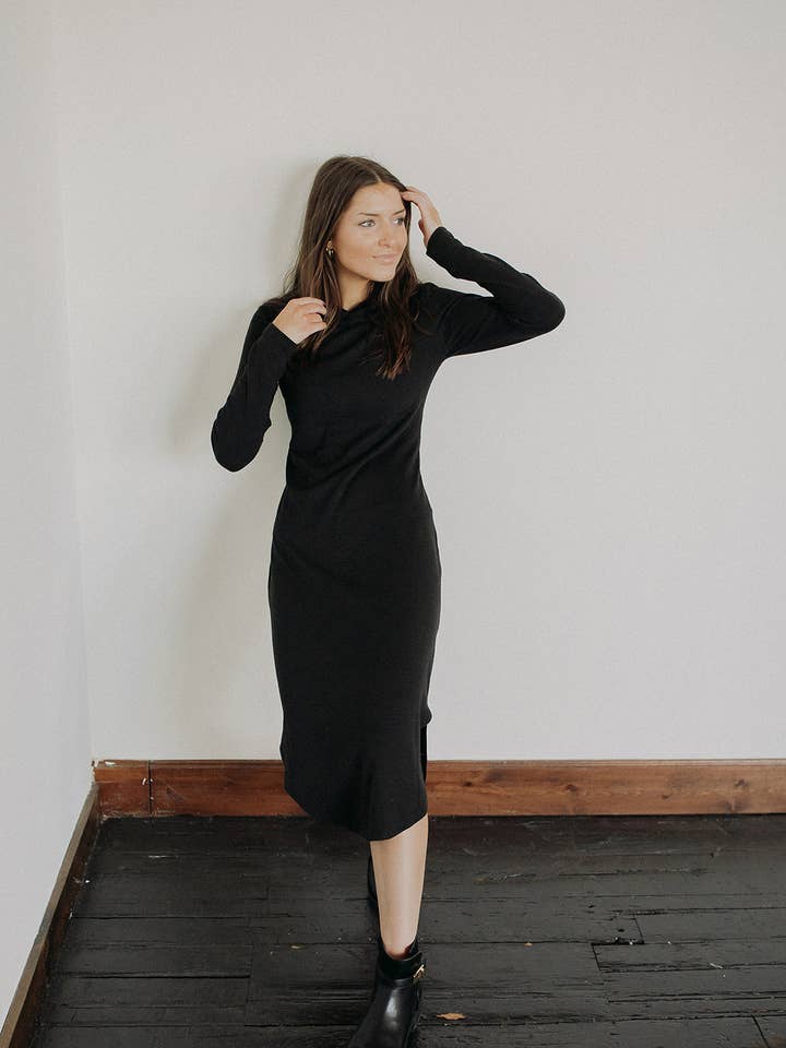 Summer Camp – wholesale Dress – Women's – Hooded Midi Dress10