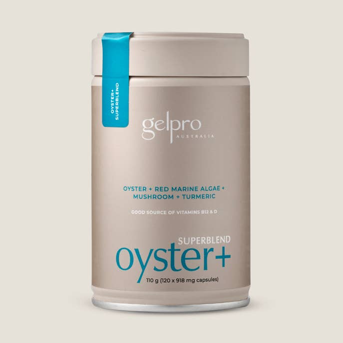 Oyster+ SuperBlend Capsules - 120 Caps for wholesale by Gelpro Australia