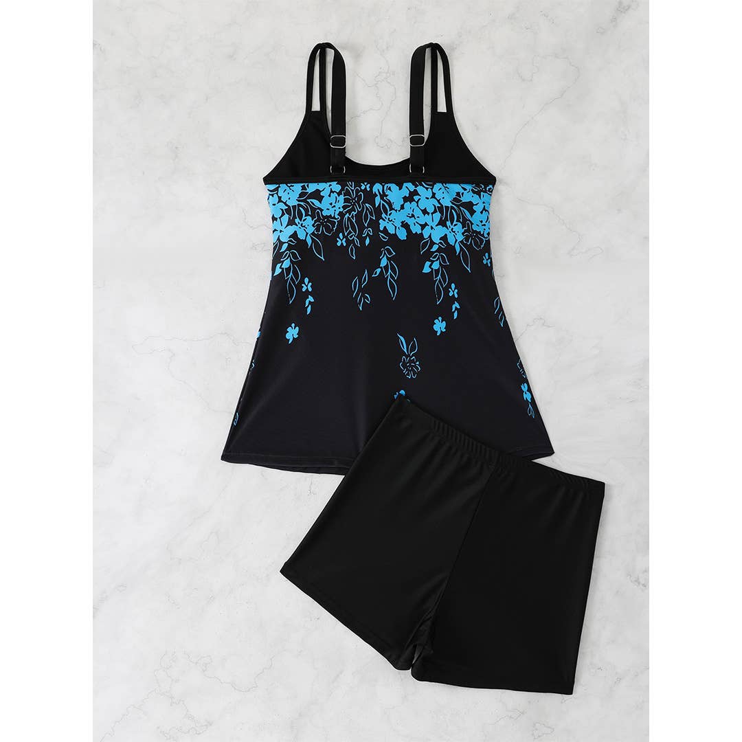 UNISHE - Wholesale Zwempak - Dames - Hooggetailleerde aparte bikinibroekjes tankini badpak ZK29195