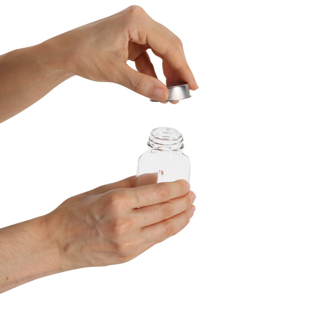 Light Brown Transparent Black Spice rack set, 11-piece, glass/metal/bamboo for wholesale on Faire3