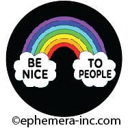 Magnet-Be Nice to__People for wholesale by Ephemera