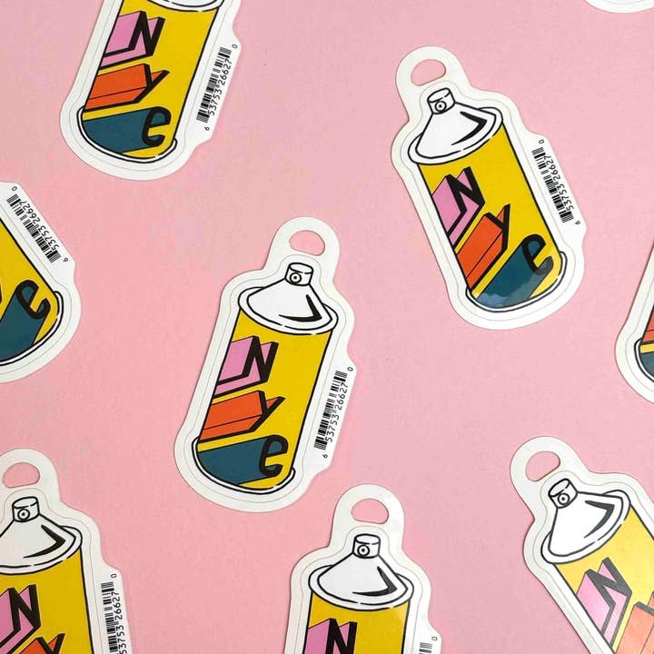 Jacqueline Colley - Wholesale Sticker - NYC Spray Paint Can Sticker1