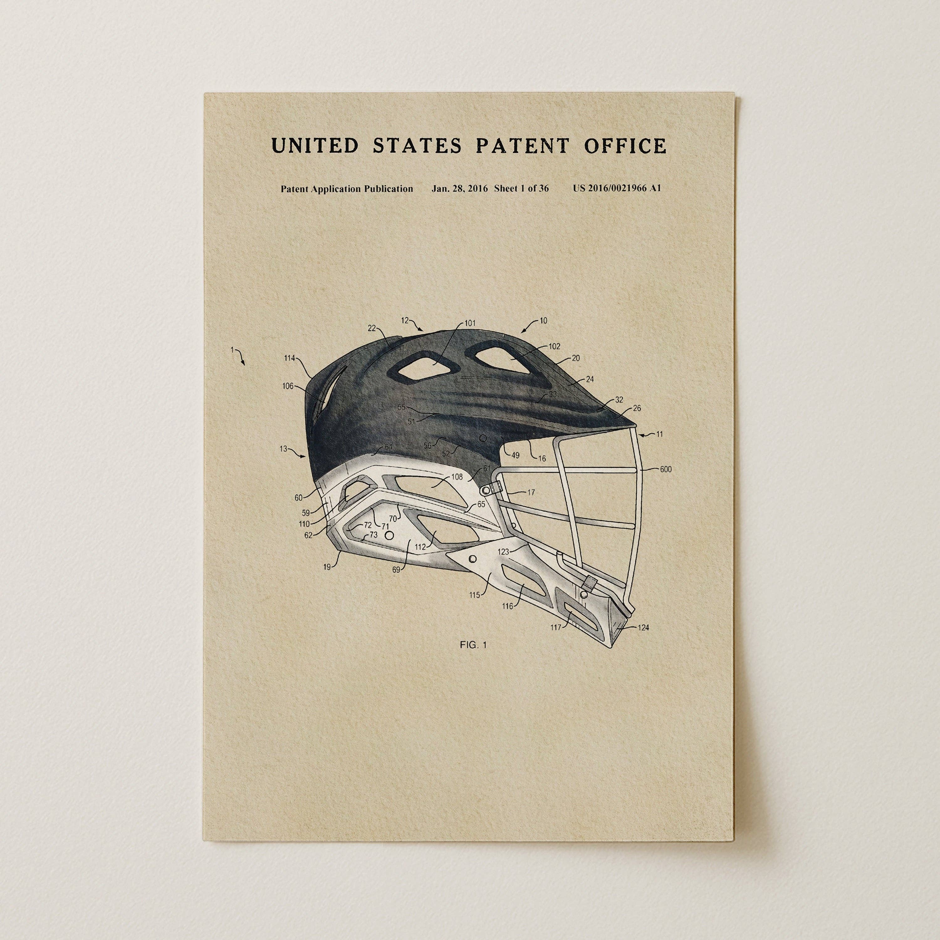 Timeless Patents - Wholesale Kunstprint - Lacrossehelm0