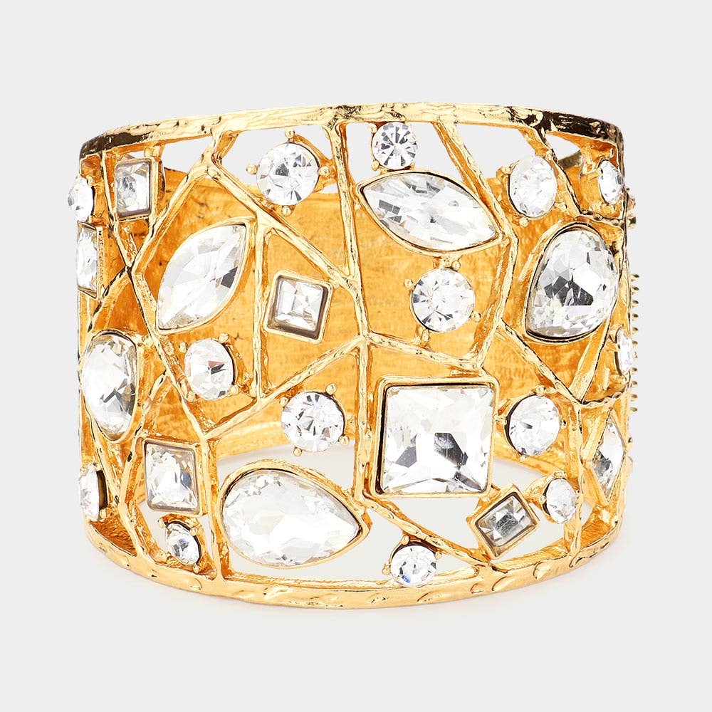 Sensibling Corp. – Großhandel Manschettenarmband – Mehrreihiges Armband mit Steinen besetzt4