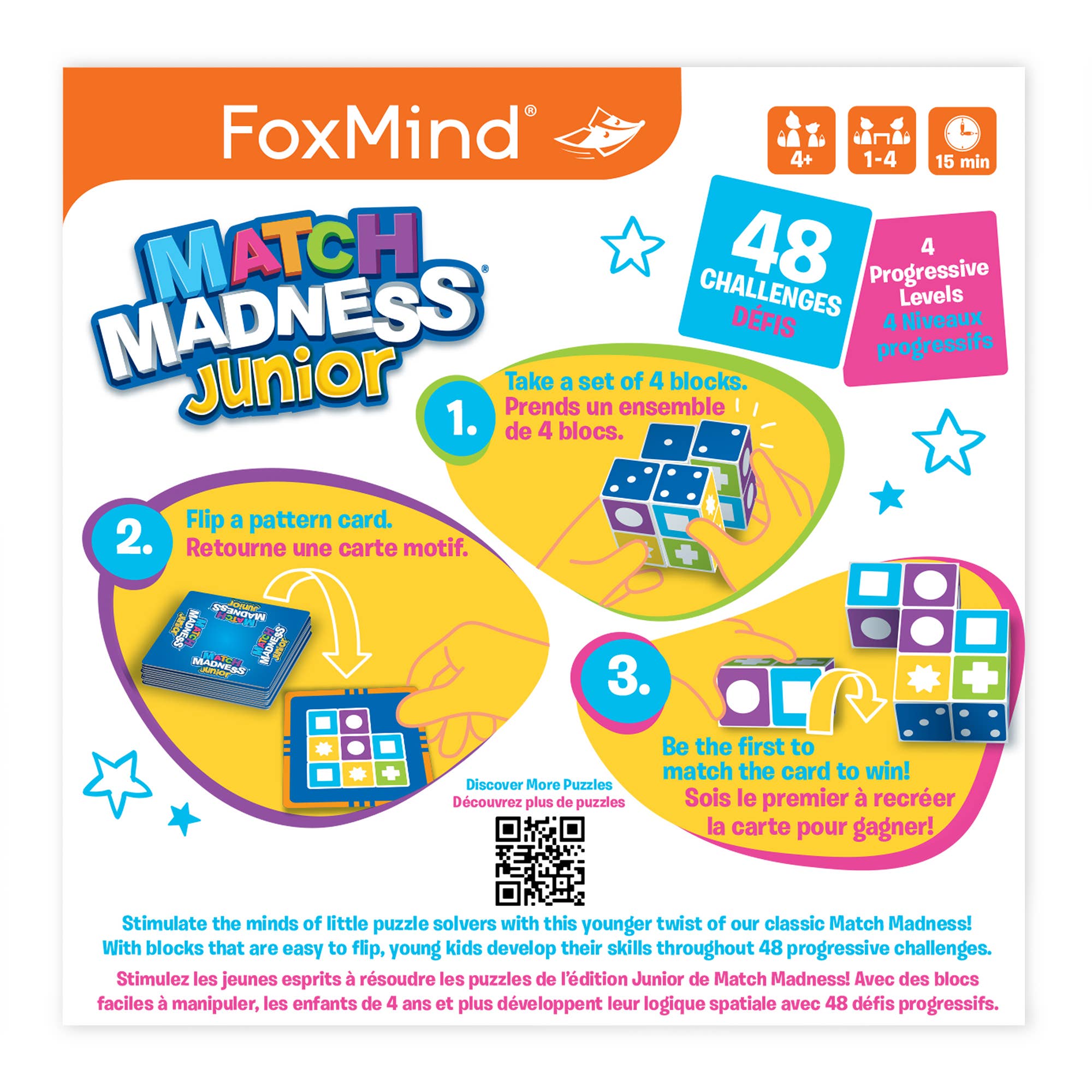 FoxMind - Wholesale Brain Game - Kids - Match Madness Junior2