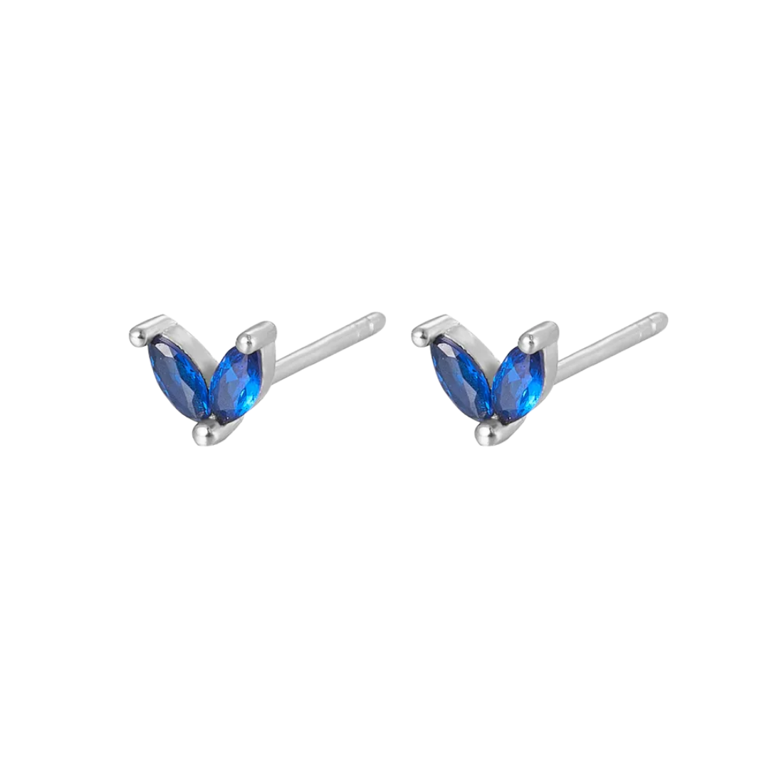 Rosies - Wholesale Stud/Post Earrings - Vera studs blue2