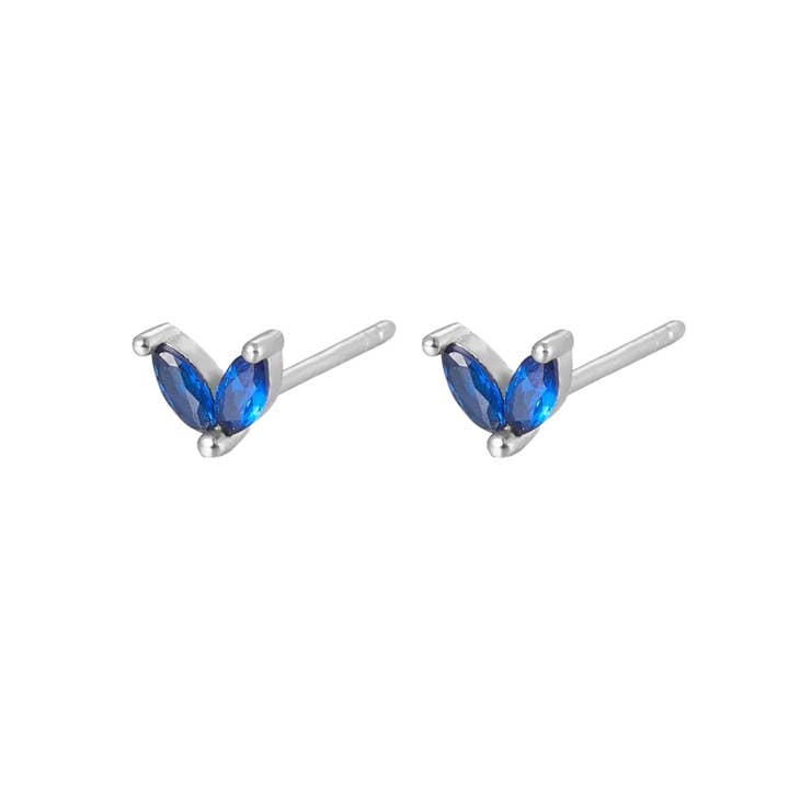 Rosies - Wholesale Stud/Post Earrings - Vera studs blue2
