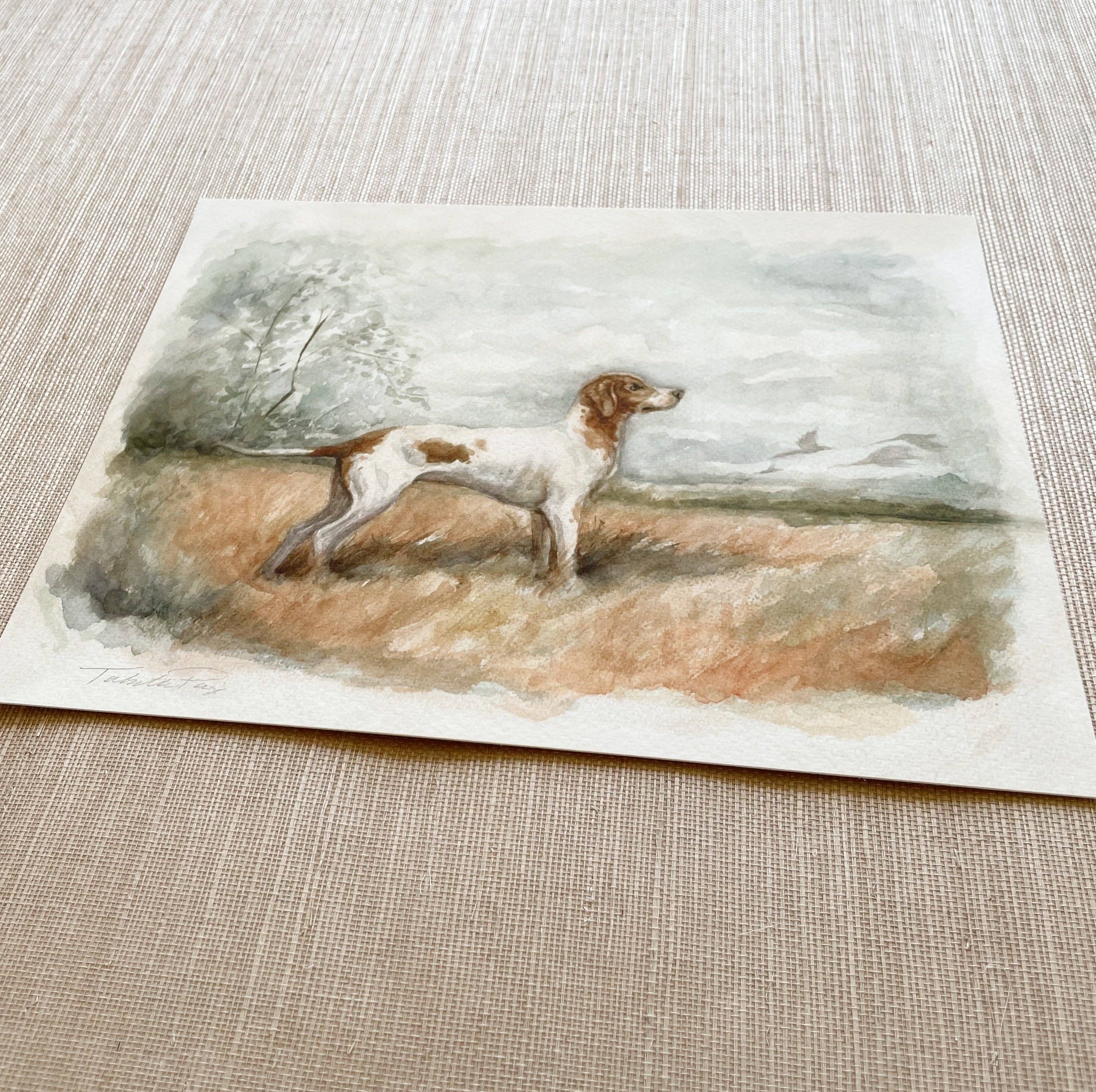 Tabitha Paige Fine Art - Vente Affiche d'art - Winston - Impression sur papier giclée à l'aquarelle4