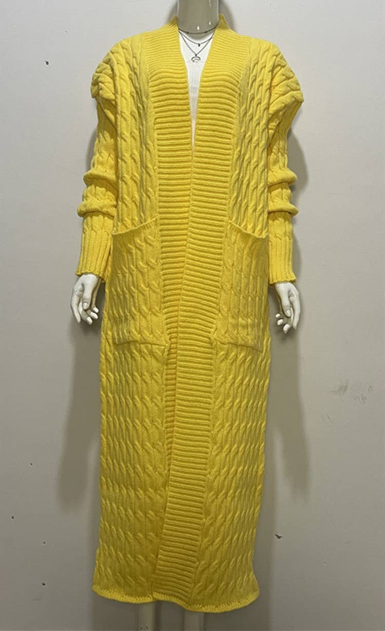 Productseeker - Wholesale Coat - Women's - CT037 Cozy Plus Size Long Knit Sweater Coat1