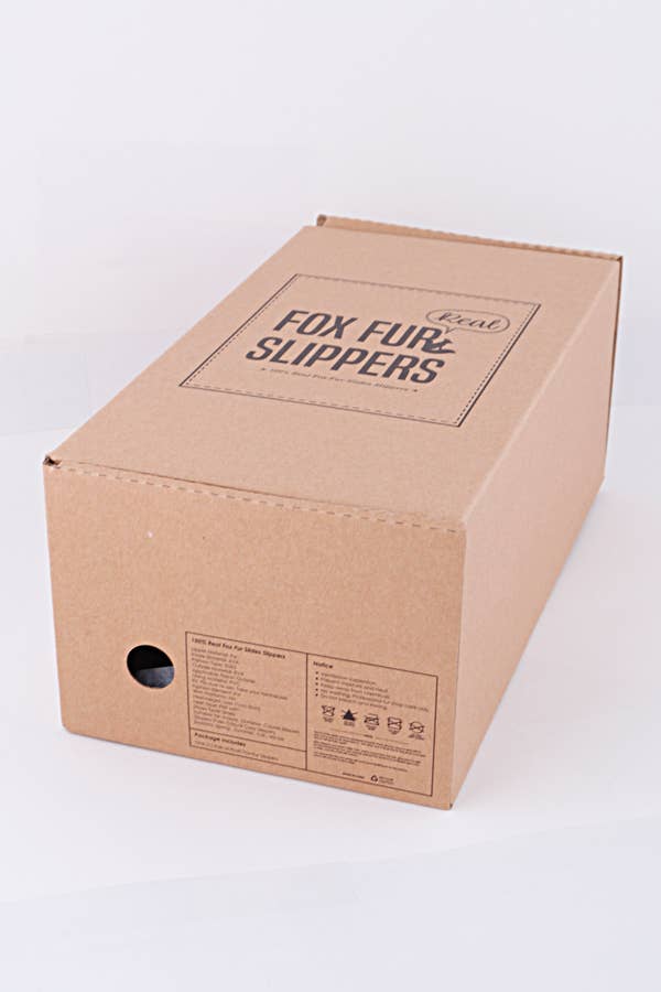 3AM BY H&D ACCESSORIES - Wholesale Slippers - Women's - Fox Fur Slippers5