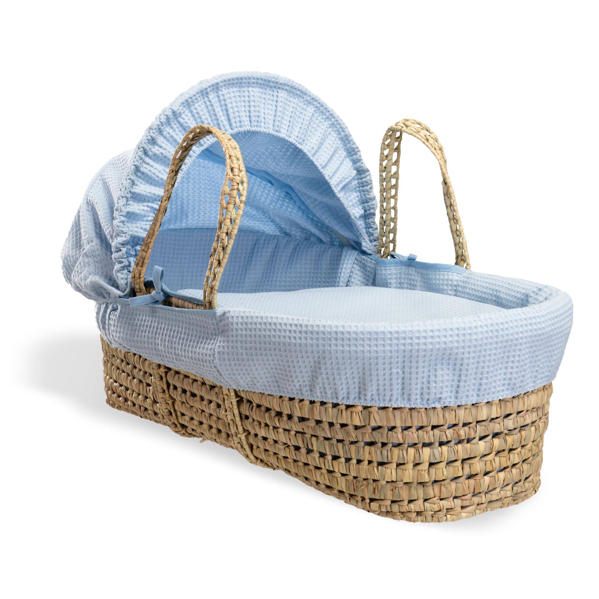 Clair De Lune - Wholesale Bassinet - Baby - Waffle Palm Moses Basket3