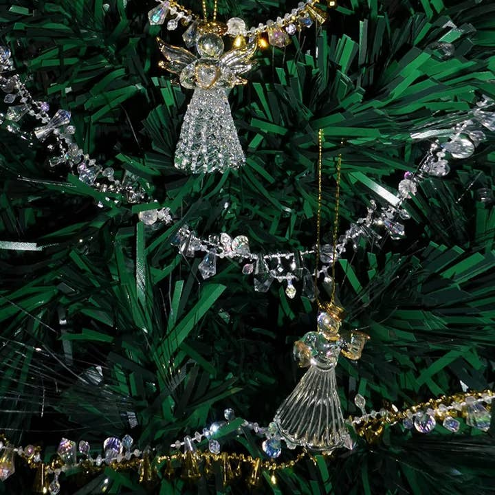 4E's Novelty - Wholesale Ornament -
12-Piece Mini Glass Angel Ornament for Christmas Tree Decor1