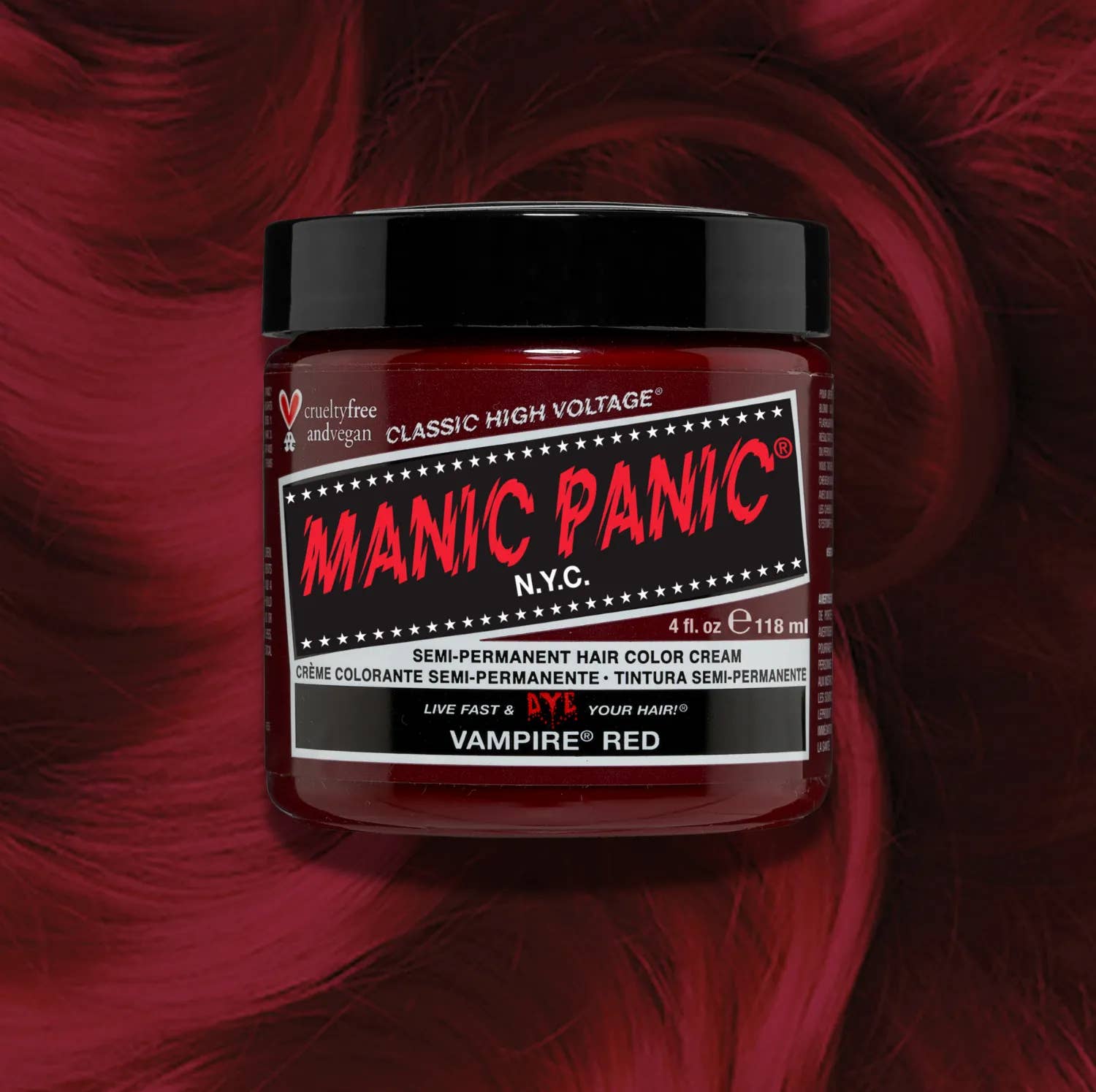 Manic Panic - Wholesale Hair Dye - Vampire® Red - Classic High Voltage®