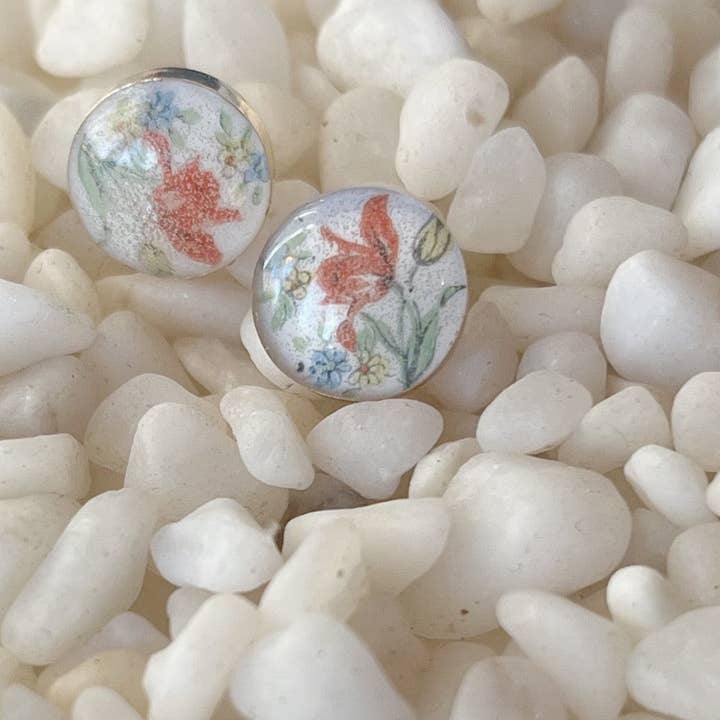 Vintage Floral Studs for wholesale by MADE for you