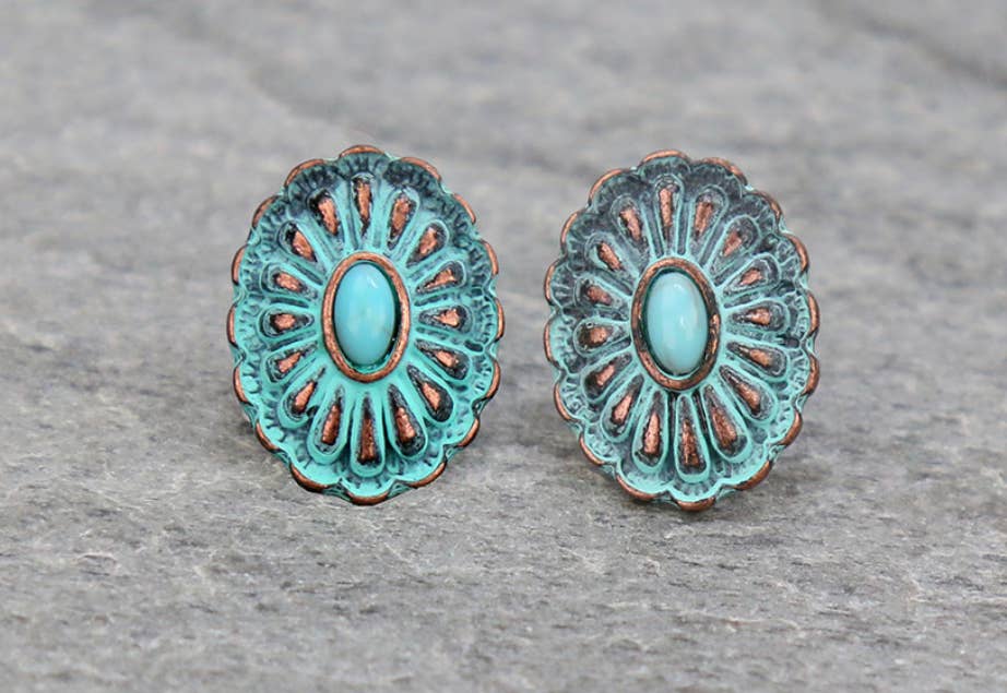 Boho Ranch Shop - Wholesale Stud/Post Earrings - Western Mini Conch Stud Earrings3