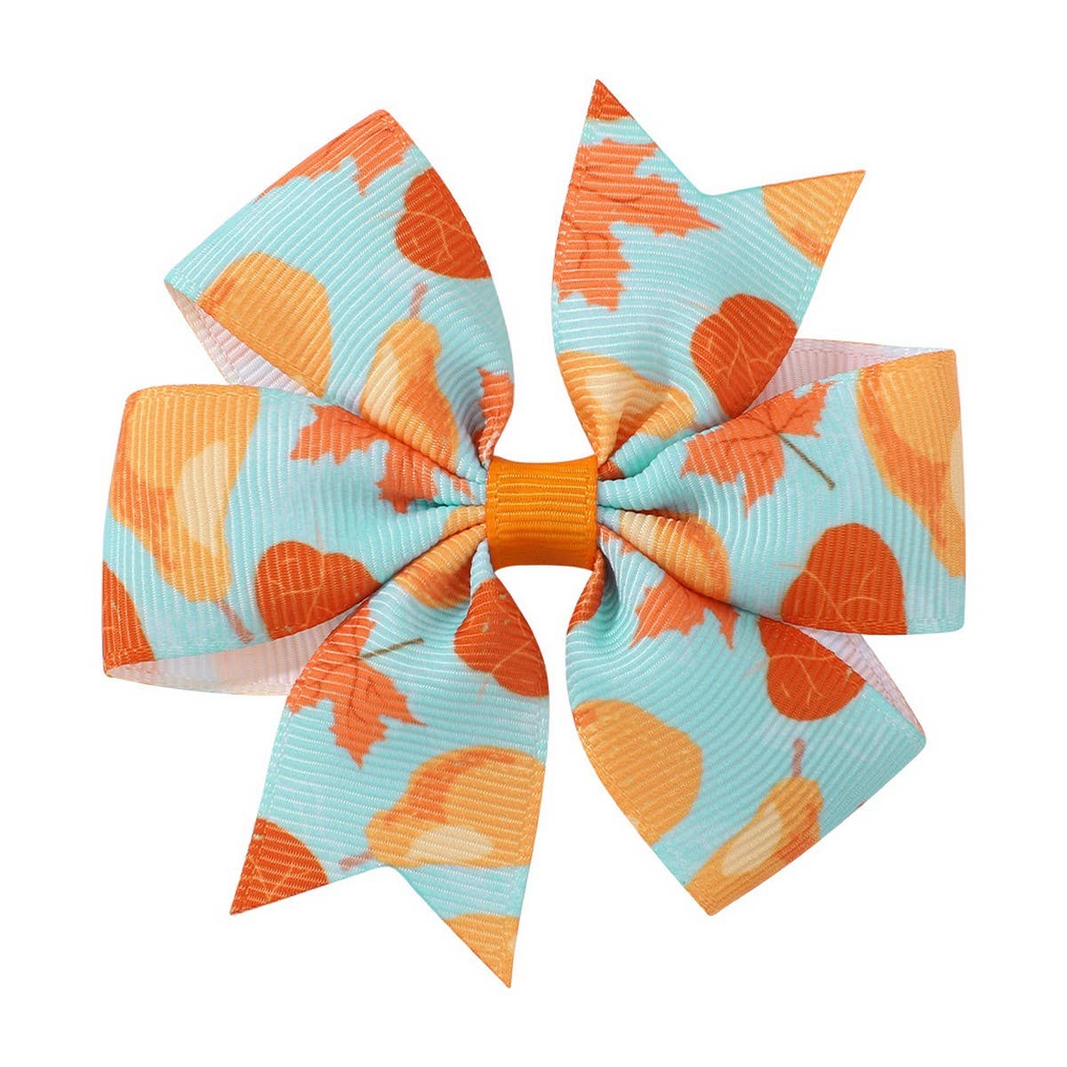 ACCITY - Wholesale Hair Clip - Kids - Thanksgiving Turkey Pumpkin Tail Hair Clip_CWAHA66817