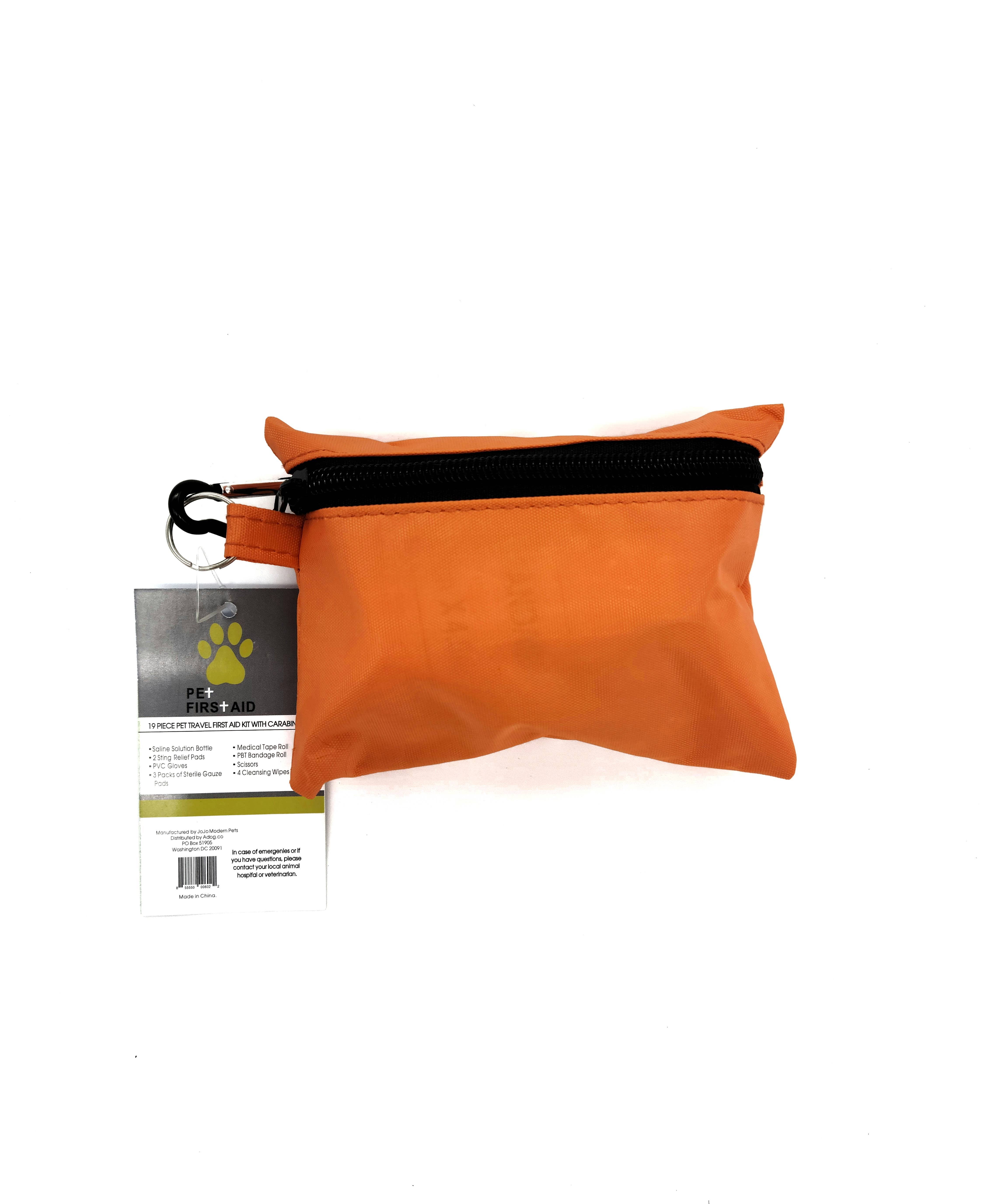 Jojo Modern Pets - Wholesale First Aid Kit - 19-Piece Pet First Aid Kit with Carabiner: Essential Gear3