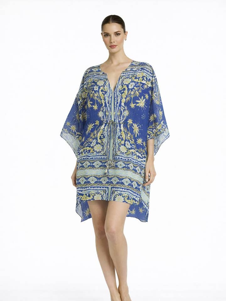 Notte Marelia Kurzer Kaftan für den Großhandel von Wrap Up by VP