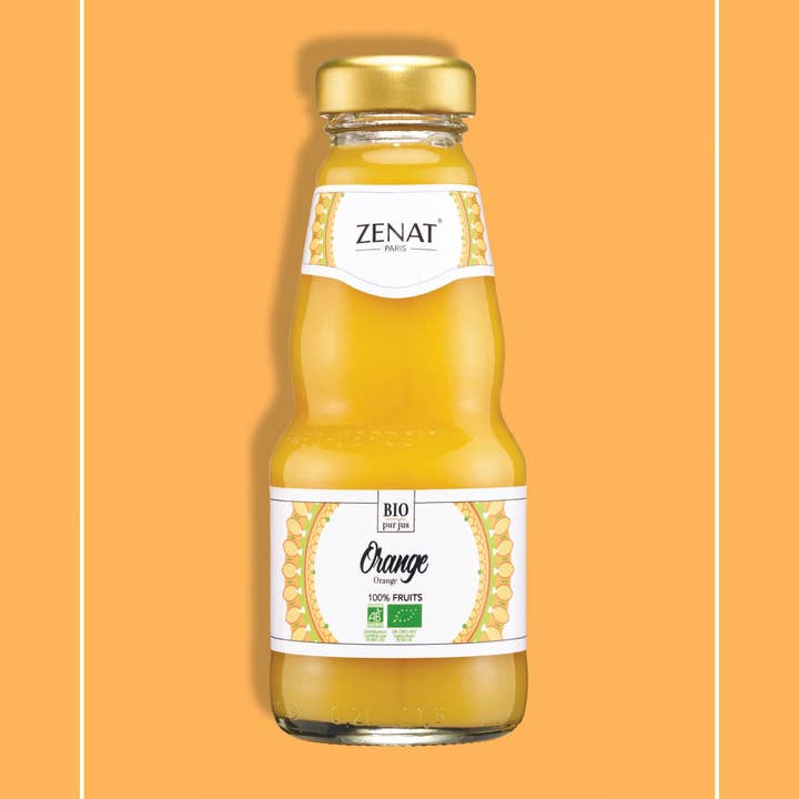 Zenat Paris – wholesale Fruit juice – PURE ORGANIC ORANGE JUICE ZENAT