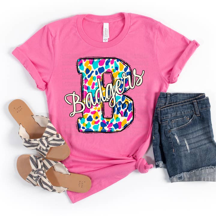 Flawless Transfers - Wholesale Sublimation Transfer - Badgers Bright Spots DTF Transfer