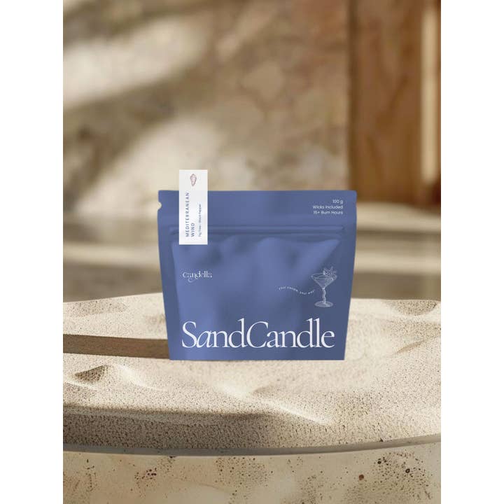 Candella - Wholesale Jar/Filled Candle - Sand Candles - Mediterranean Winds