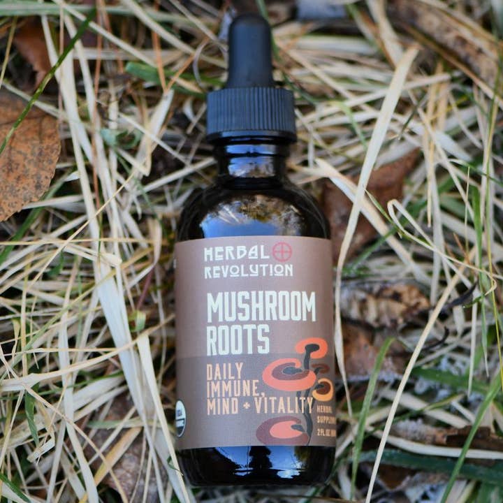 Herbal Revolution Farm + Apothecary - Wholesale Tincture - Mushroom & Roots: Daily Immune + Mind + Vitality Elixir3