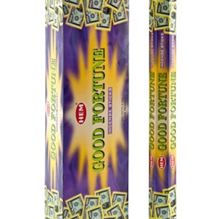 HEM - Good Fortune Hexa Incense Sticks for wholesale by Designs by Deekay Inc.