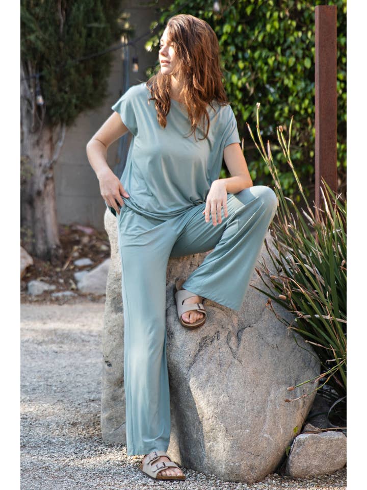 Rae Mode - Wholesale Pants - Women's - VISCOSE MODAL WIDE LEG PANT53