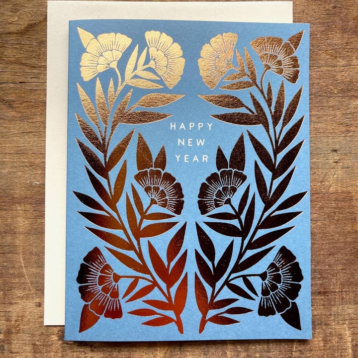 Katharine Watson - Wholesale New Year's Card - "Happy New Year," Holiday Card