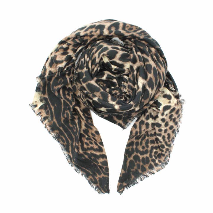 Panther square scarf for wholesale by Vimoda