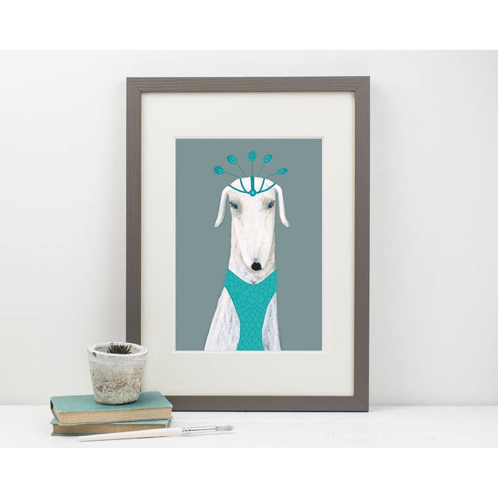 Impressão Showgirl Betsy em uma moldura A2 por atacado de Print Circus