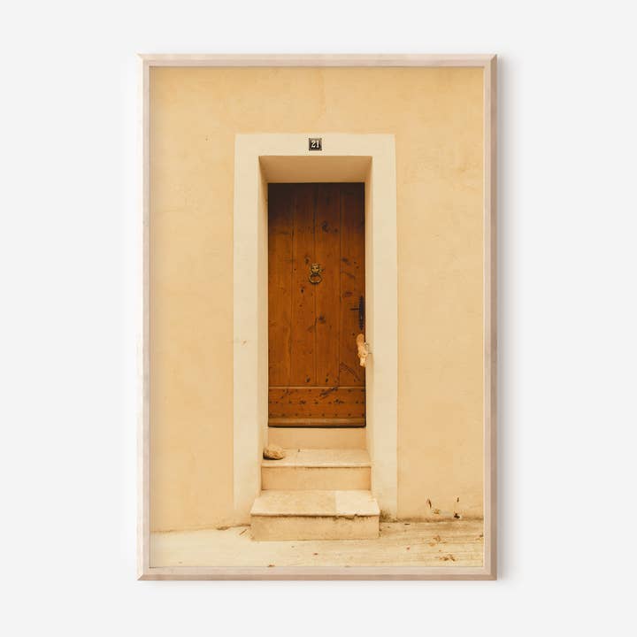 Provencal Door Fine Art Matte Print (Unframed) for wholesale by The Weithouse Print Shop