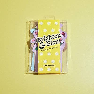 This is Beauty - Wholesale Skincare Face Mask - TONYMOLY Brighten & Glow Sheet Mask Set - New4