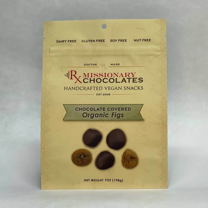 Chocolate covered Golden Figs for wholesale by Missionary Chocolates