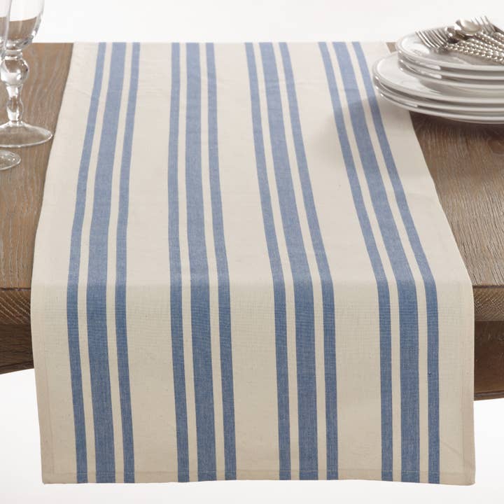 Striped Design Runner for wholesale by Saro Lifestyle