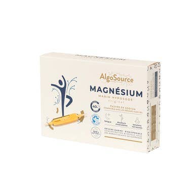 AlgoSource - Venta al por mayor Suplementos/vitaminas para beber - Magnesio marino hiposodizado - Península de Guérande