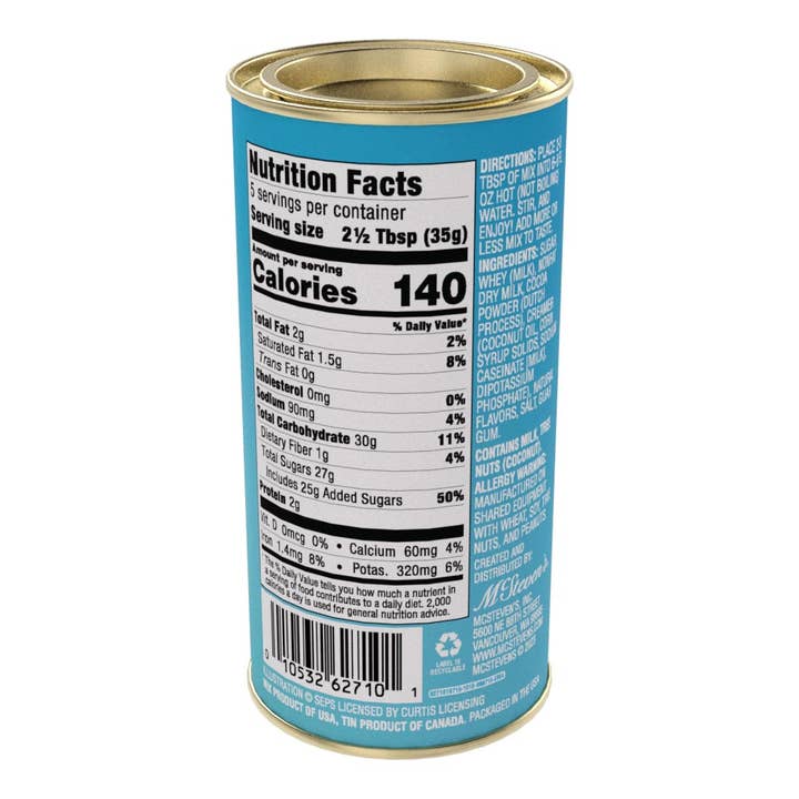 McSteven's - Wholesale Hot Cocoa Mix/Kit - Quacky Easter! Super Sweet Chocolate Cocoa (7oz Tins)1