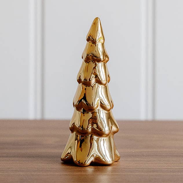 Small Gold Christmas Tree (7 cm) for wholesale by We Love Seasons Ltd