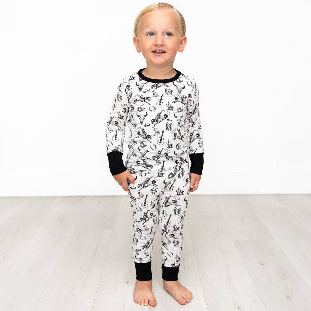 Laree + Co. - Vendita all'ingrosso Completo top e pantaloncini - Bambini - Set a maniche lunghe in bambù Hunter 2 pezzi2