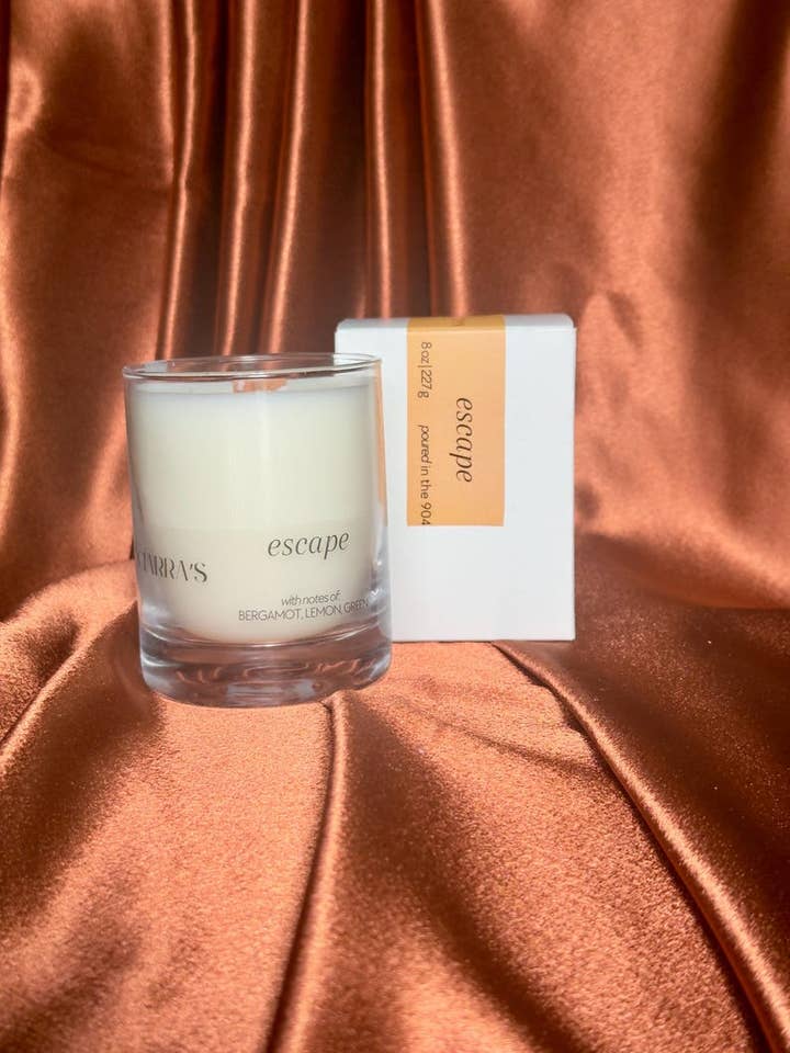ESCAPE | Bergamot • Lemon | Soy Wax Candle | Room Spray for wholesale by CIARRA'S atelier