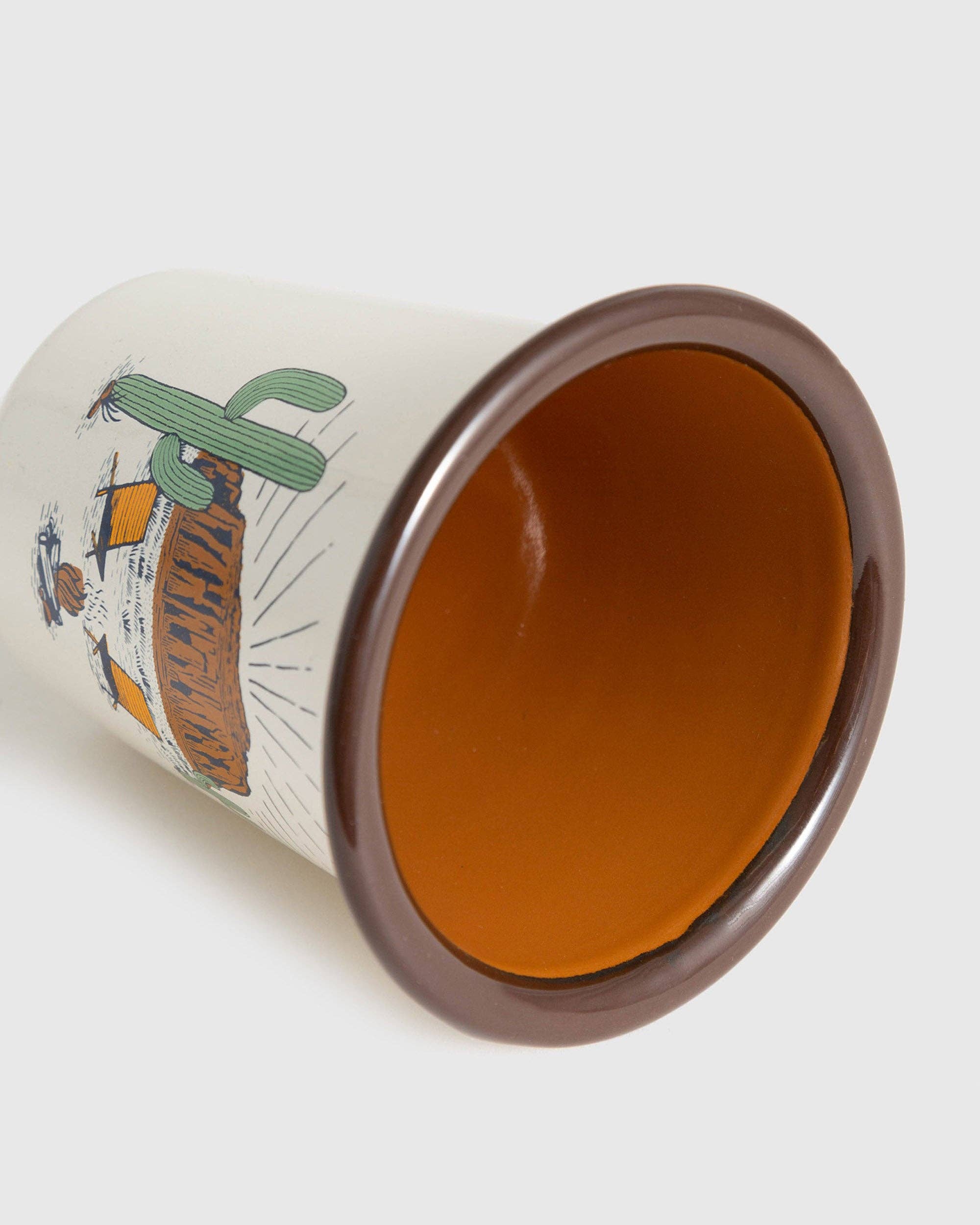 Cream Desert Chill Enamel 8 Oz. Tumbler for wholesale on Faire3