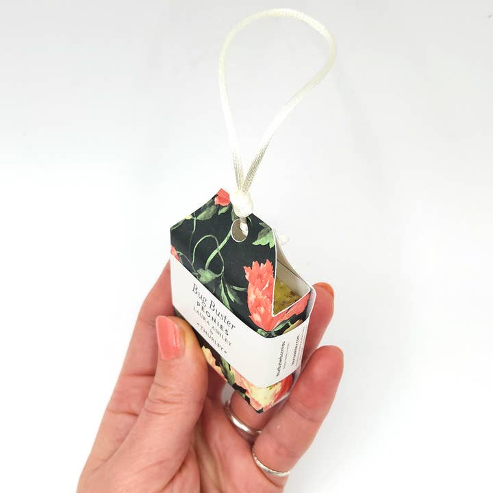 Thurlby Handmade Aromatic Homewares - Wholesale Room & linen spray - Laura Ashley by Thurlby Peonies Bug Buster in Display Box1