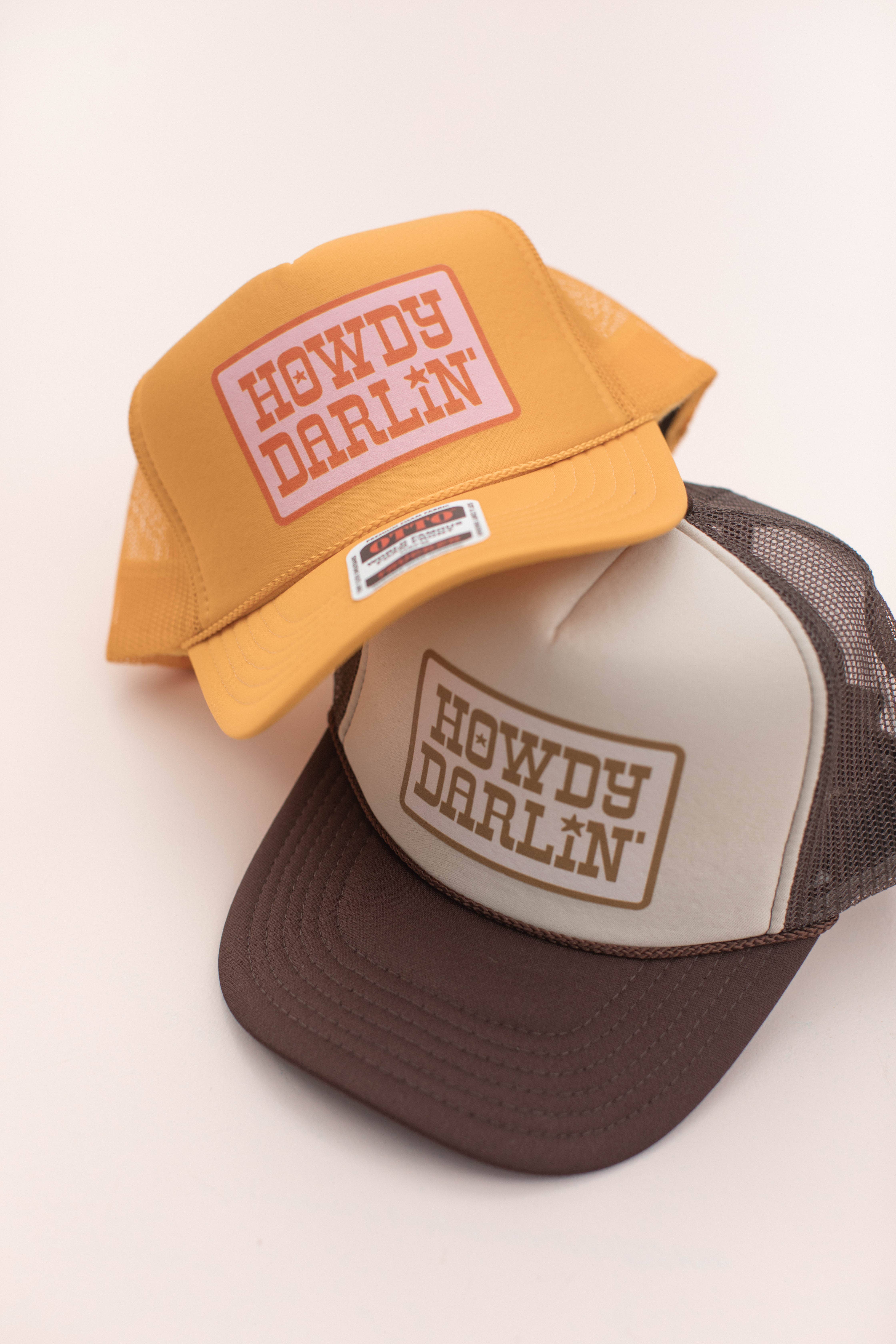 Space 46 Wholesale - Vente Casquette de camionneur – femme - Casquette de camionneur Western Patch Howdy Darling0