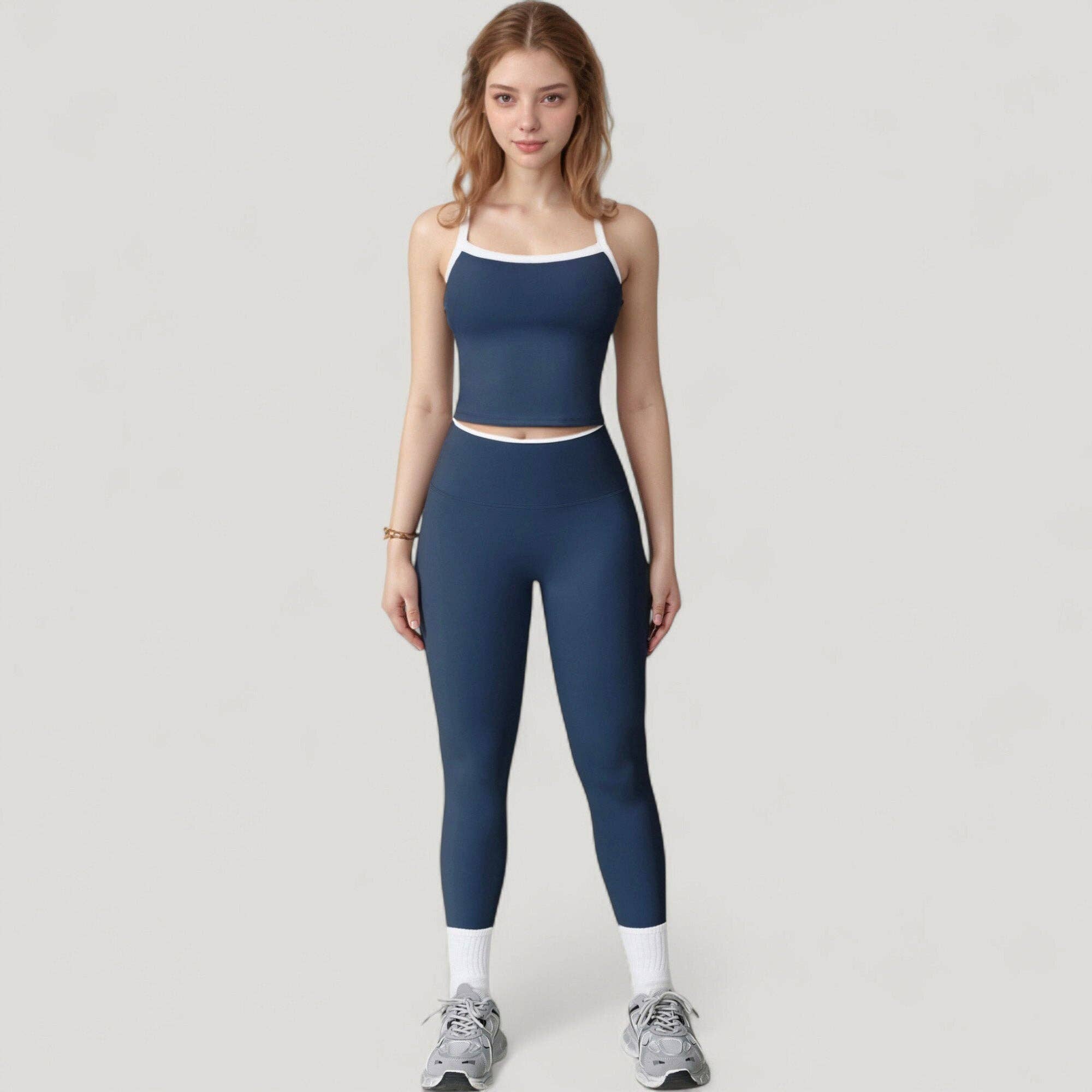 Active by Anna-Kaci - Wholesale Athletic/Lounge Leggings - Women's - High Waist Seamless Leggings with Tummy Control and Sculptin17