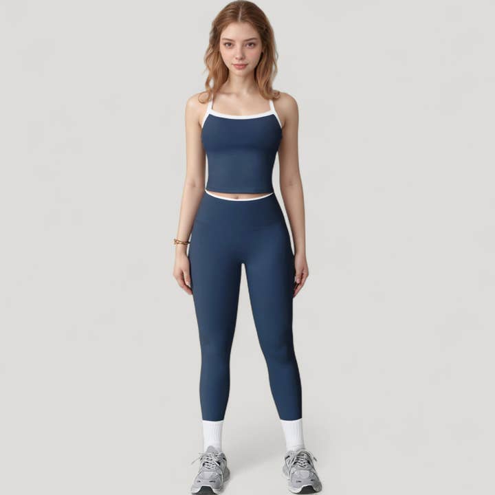 Active by Anna-Kaci - Wholesale Athletic/Lounge Leggings - Women's - High Waist Seamless Leggings with Tummy Control and Sculptin17