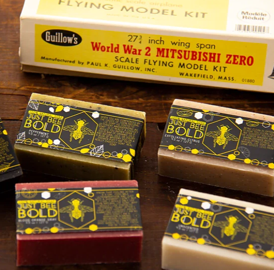 Just Bee - Wholesale Zeepblok - Just Bee Bold pepermuntzeep1