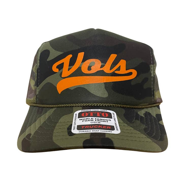 Camo Vols Trucker Hat for wholesale by Ry & Co.