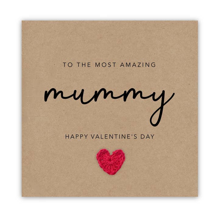 Valentinskarte für Mami, Frohe Valentinstagskarte für Mami für den Großhandel von Fifi's Handcrafted