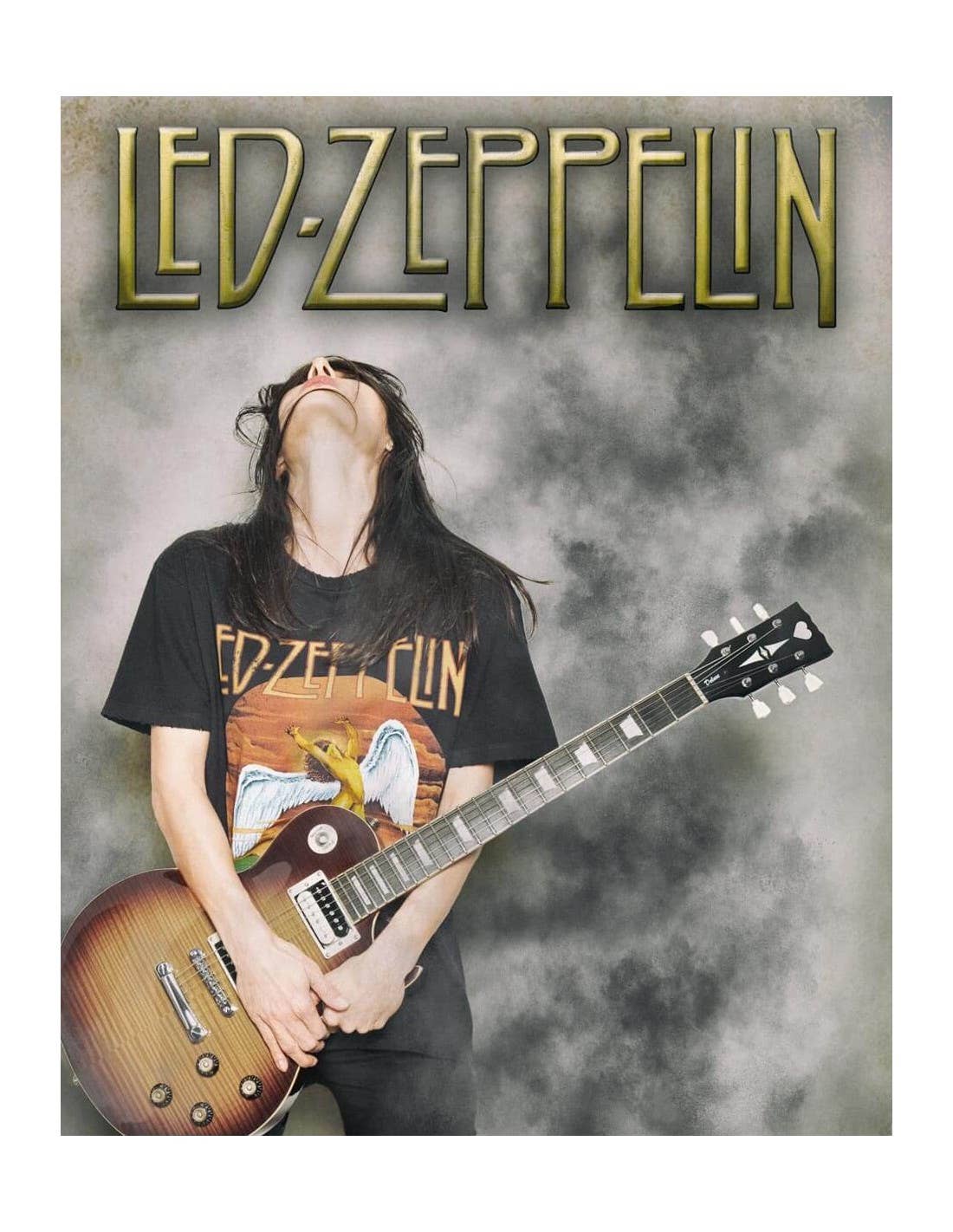 Horizonte Galego S.L. - Vente T-shirt à imprimés – femme - T-shirt « Led Zeppelin » officiel3